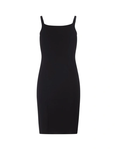 Shop Paco Rabanne Sleeveless Mini Dress With Drape In Black