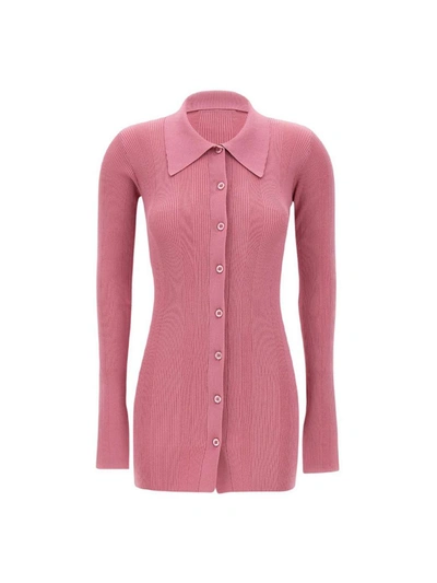 Shop Remain Birger Christensen Cardigan And Knitted Jackets In Rose