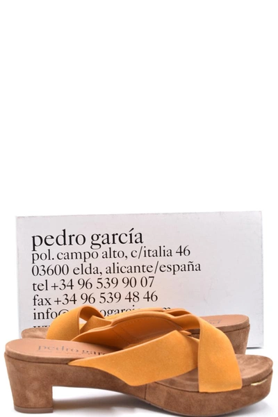 Shop Pedro Garcia Sandals In Yellow