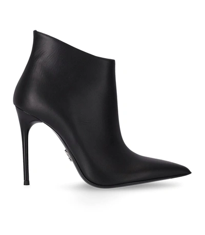 Shop Sergio Levantesi Luna Black Heeled Ankle Boot