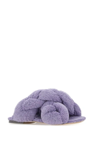 Shop Sebastian Slippers In Purple