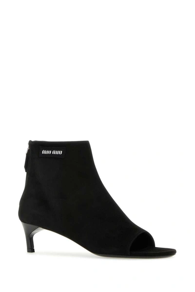 Shop Miu Miu Boots In Black