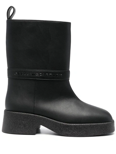 Shop Stella Mccartney Skyla Rain Boots In Black