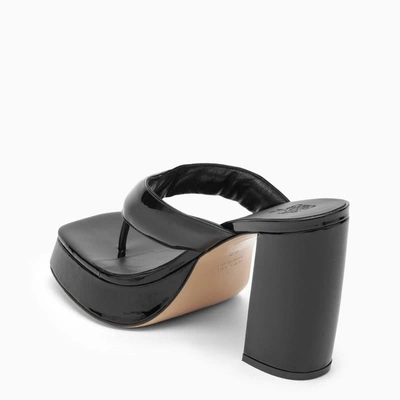 Shop Gia Borghini High Patent Sandal In Black