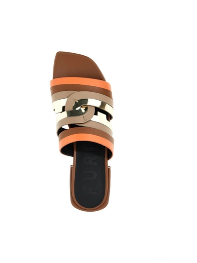 Shop Furla 'birkenwood' Sandals In Multicolor