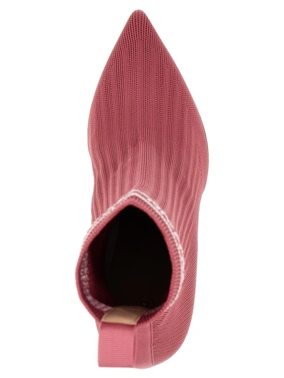 Shop Balmain 'skye' Ankle Boots In Pink