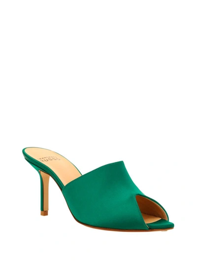 Shop Francesco Russo Sandals In Emerald Green