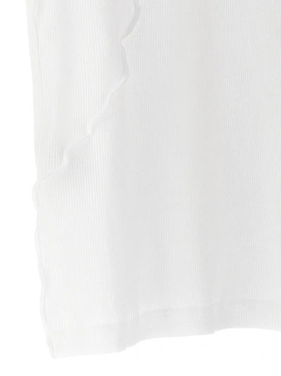Shop Helmut Lang Costine Cut Out T-shirt White