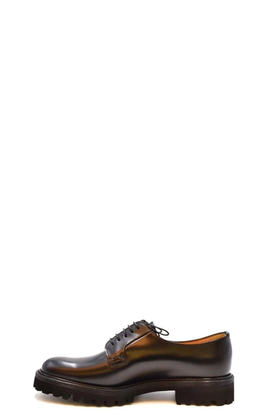 Church's Women's Soft Leather Raffia Derby Shoes In Black