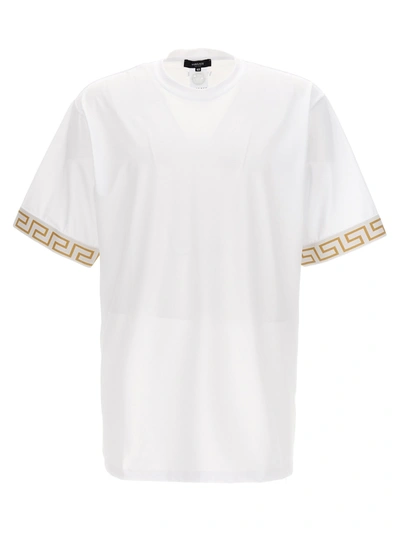 Shop Versace Greca T-shirt White