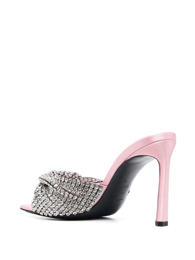 Shop Sergio Rossi Sandals In Pink / Crystal