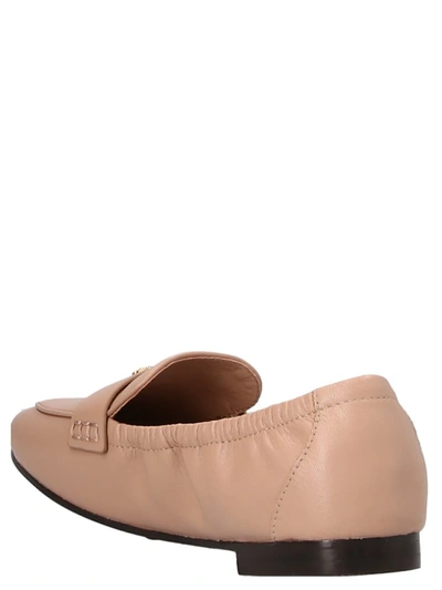 Tory Burch Nappa Leather Ballet Loafers In Pink