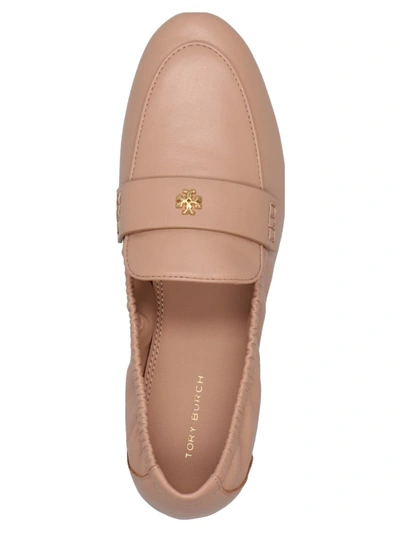 Tory Burch Nappa Leather Ballet Loafers In Pink