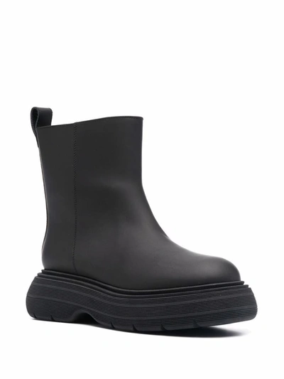 Shop Gia Couture Marte Rubber Ankle Boots In Black