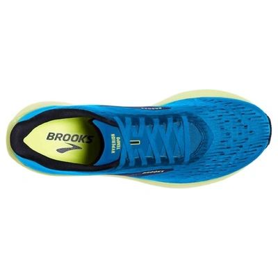Shop Brooks Men's Hyperion Tempo Road-running Shoes - Medium Width In Blue/nightlife/peacoat
