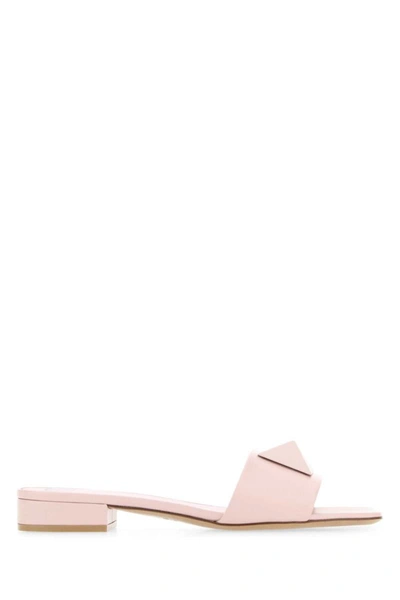 Shop Valentino Garavani Slippers In Pink