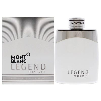 Shop Mont Blanc Legend Spirit For Men 3.3 oz Edt Spray In Purple