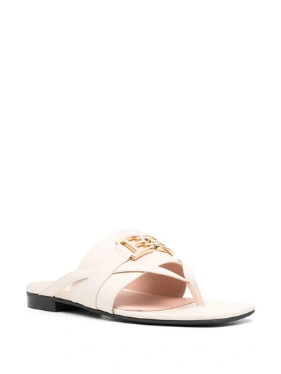 Shop Bally Sandals In Yellow/gold