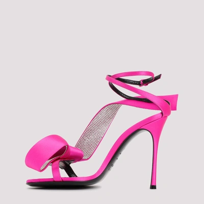 Shop Area X Sergio Rossi Sandals Shoes In Pink &amp; Purple
