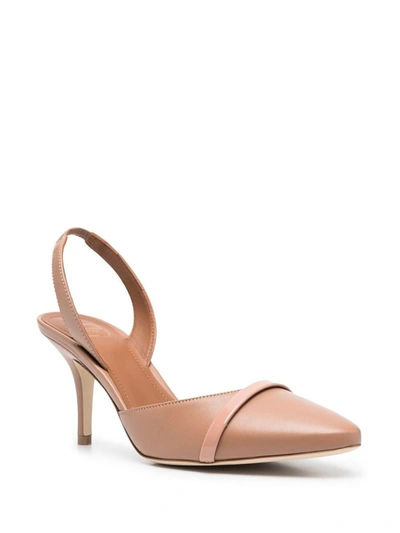 Shop Malone Souliers Elsie 70 Leather Mules In Powder
