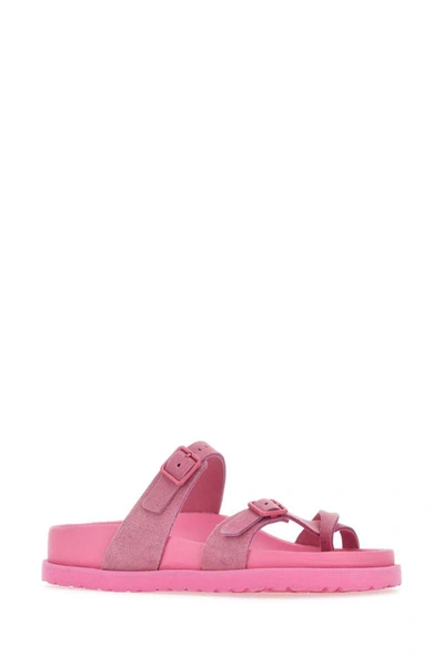Shop Birkenstock 1774 Slippers In Pink