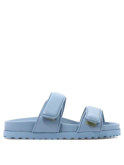 Shop Gia Borghini "perni 11" Sandals In Light Blue