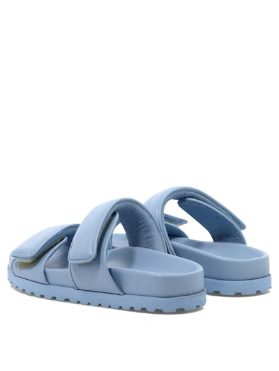 Shop Gia Borghini "perni 11" Sandals In Light Blue