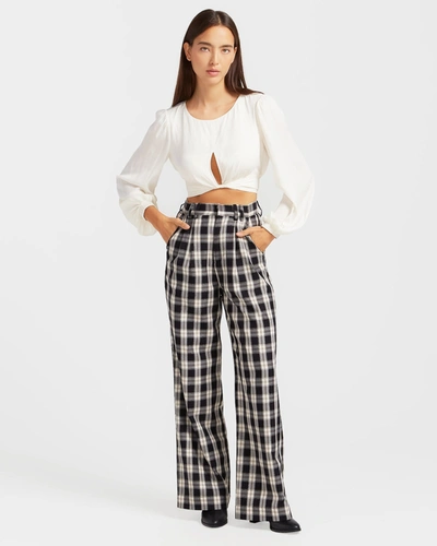 Shop Belle & Bloom No Way Home Cropped Top In White
