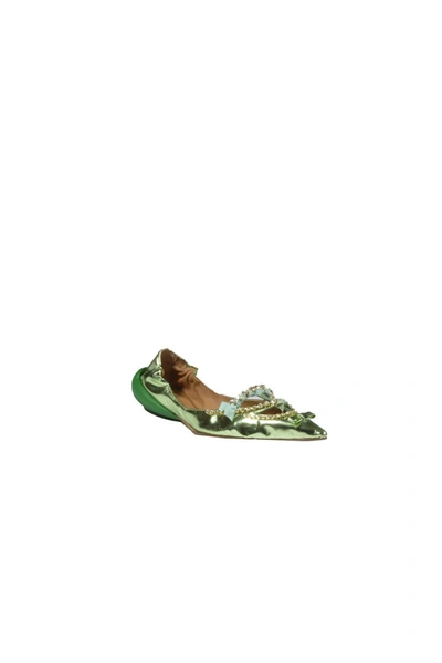 Shop 13 09 Sr Flat Shoes Green