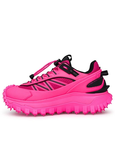 Shop Moncler Sneaker Trailgrip In Poliuretano Fucsia In Pink