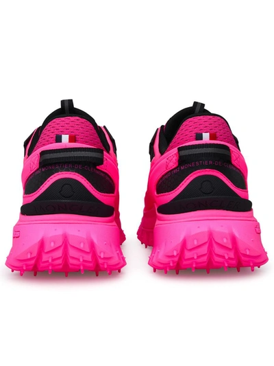 Shop Moncler Sneaker Trailgrip In Poliuretano Fucsia In Pink