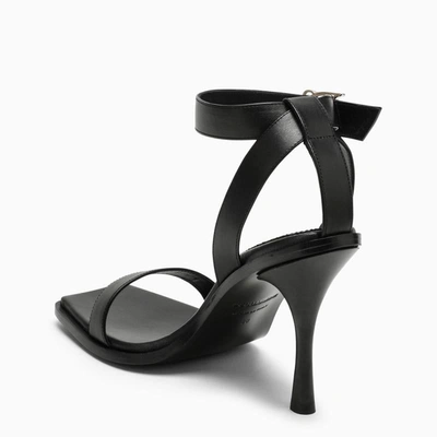 Shop Dsquared2 High Sandals With D2-buckle In Black