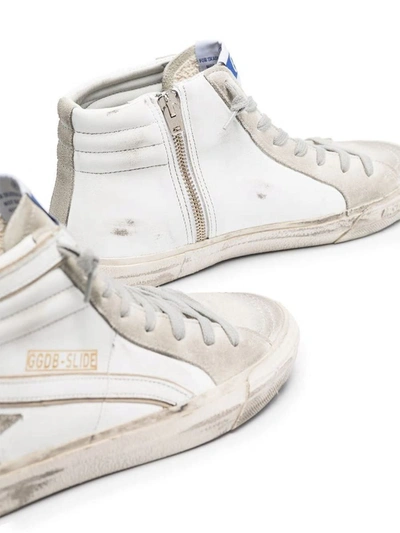 Shop Golden Goose Sneakers In White/ice