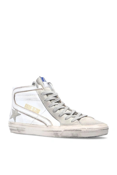 Shop Golden Goose Sneakers In White/ice