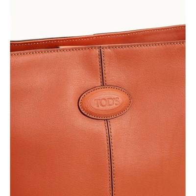 Shop Tod's Bag In Leather Small In Orange