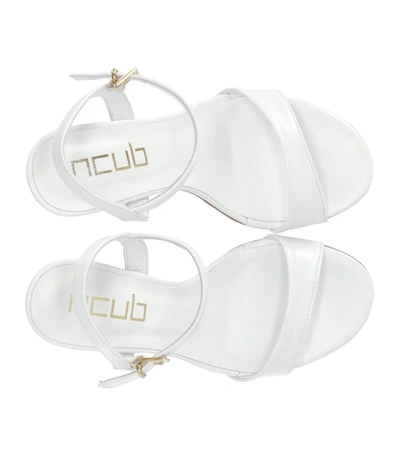 Shop Ncub White Heeled Sandal