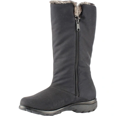 Shop Toe Warmers Janet Womens Faux Fur Thermal Reflective Soles Winter Boots In Grey
