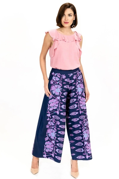 Shop Eva Franco Torrey Pant In Purple