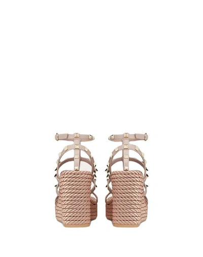 Shop Valentino Sandals In Dust