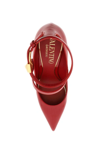Shop Valentino Garavani Patent Leather Pumps In Red