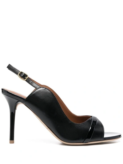 Shop Malone Souliers Jenny 85 Leather Mules In Black