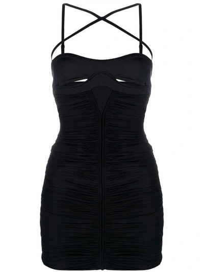 Shop Mugler Dresses In Black