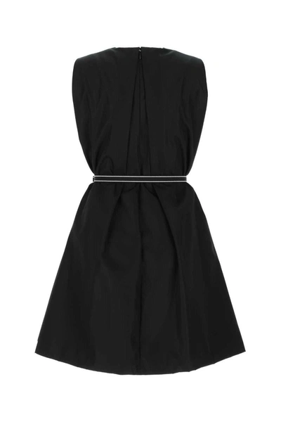 Shop Prada Dress In Black