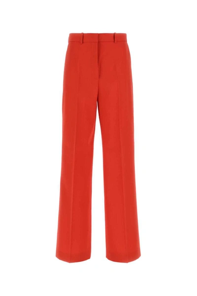 Shop Lanvin Pants In Red