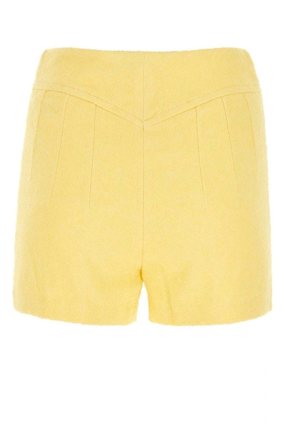 Shop Patou Shorts In Yellow