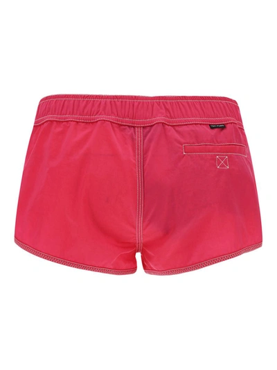 Shop Tom Ford Bermuda Shorts In Carmine Rose