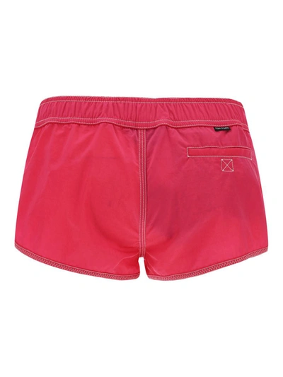 Tom Ford Logo Nylon Shorts Bermuda And Short Fuchsia In Pink