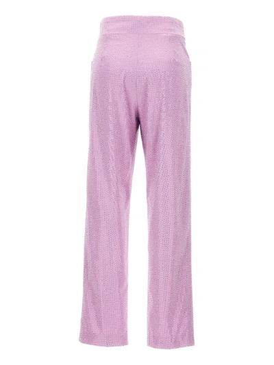 Shop Giuseppe Di Morabito All-over Crystal Pants In Pink