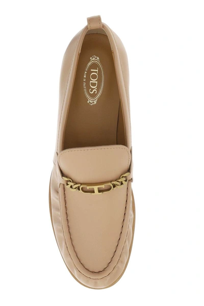 Shop Tod's T Chain Loafers In Multicolor