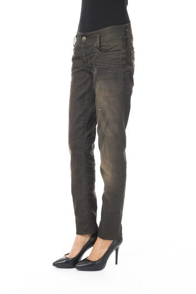 Shop Byblos Black Cotton Jeans &amp; Women's Pant